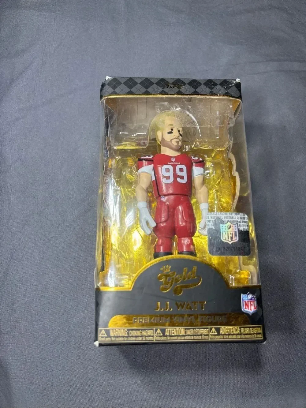 New Funko J.J. Watt #99 Red Football Figure in Box